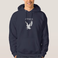 Águila blanca con ATENEO blanco en sudadera con