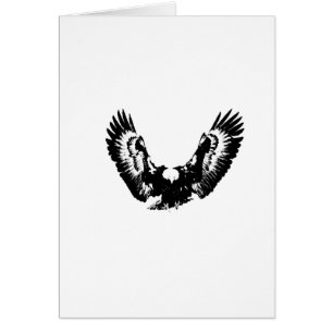 Águila blanca y negra