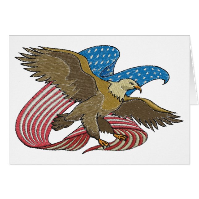 Aguila bordada (Anverso (Horizontal))