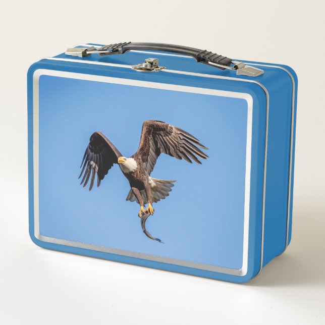 Águila calva con pescado (Anverso)