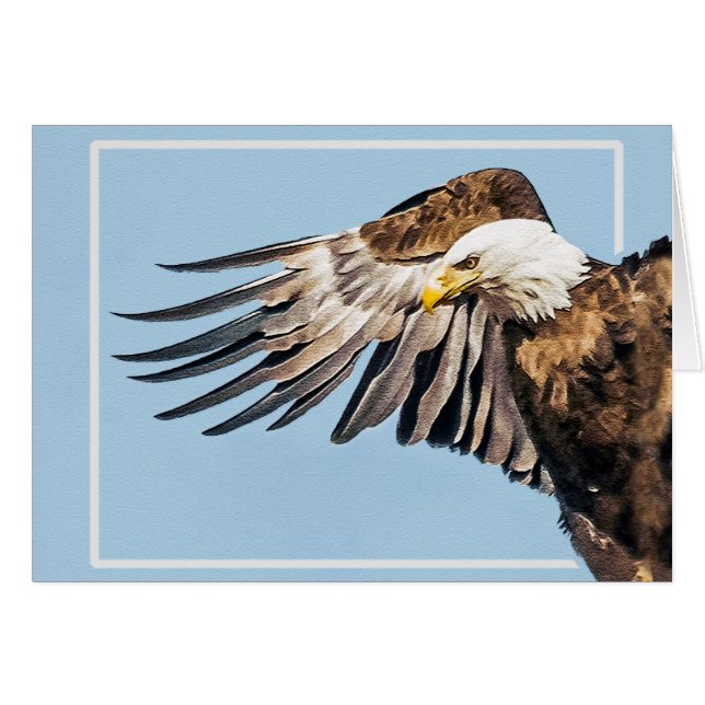 Águila calva en el ala (Anverso (Horizontal))