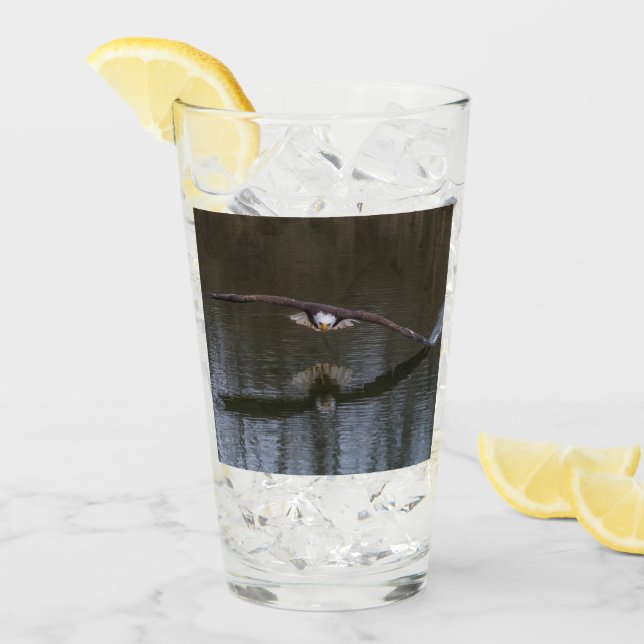 Águila calva en vuelo (Anverso (hielo))