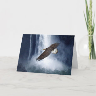 Águila calva y Snoqualmie caen tarjetas de felicit