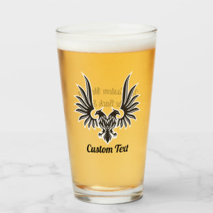 Águila con dos cabezas de vidrio