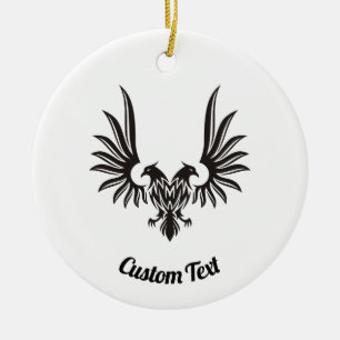 Águila con dos cabezas Ornamento cerámico