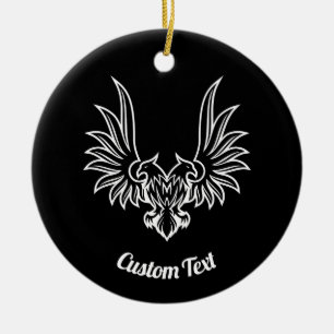 Águila con dos cabezas Ornamento cerámico