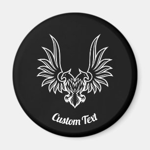 Águila con dos caras imán