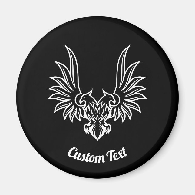 Águila con dos caras imán (Frente)