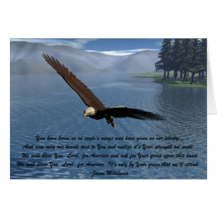 Águila con poema