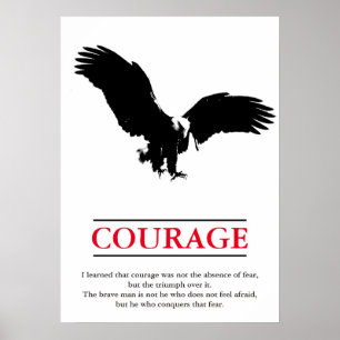 Águila Coraje Motivador Arte Pop Inspirador