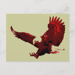 Águila de aterrizaje - Águila en postales de vuelo