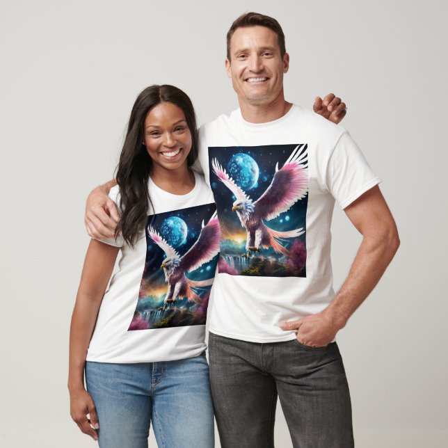 "Águila de cristal en camiseta de vuelo - Símbolo  (Unisexo)