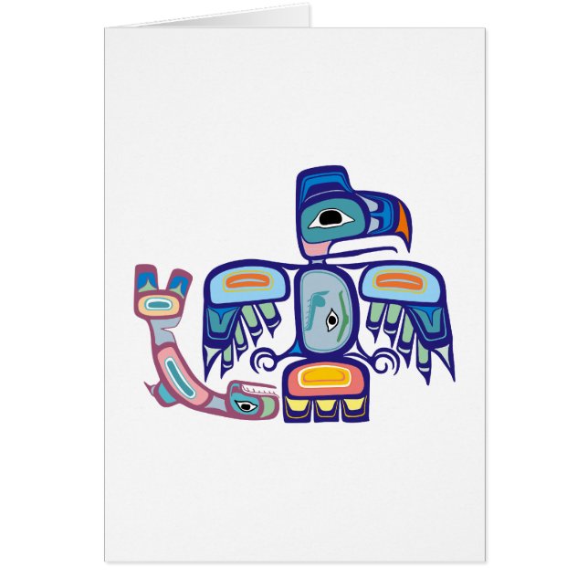 Águila de pez salmón osprey salmon (Frente)