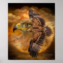 Águila-Espíritu Del Poster De Arte Viento/Impresió