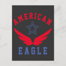 ÁguiLA ESTADOUNIDENSE - TARJETA POSTAL DE LA LIBER