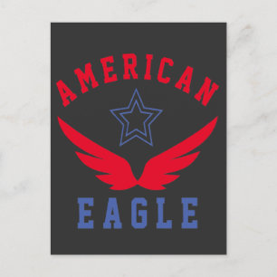 ÁguiLA ESTADOUNIDENSE - TARJETA POSTAL DE LA LIBER