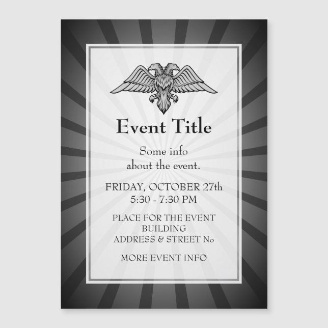 Águila gris con dos cabezas (Anverso)