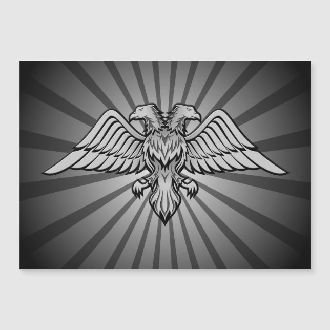 Águila gris con dos cabezas (Anverso)