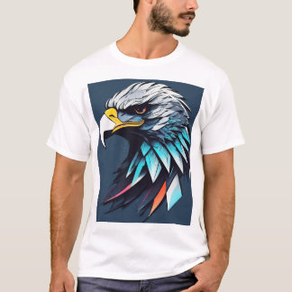 Águila impresa de la camiseta