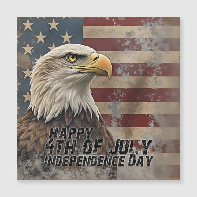 Águila majestuosa y bandera - Espíritu de libertad (Anverso)