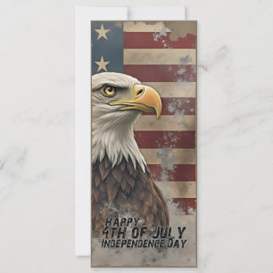 Águila majestuosa y bandera - Espíritu de libertad