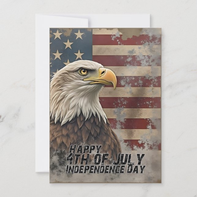 Águila majestuosa y bandera - Espíritu de libertad (Anverso)