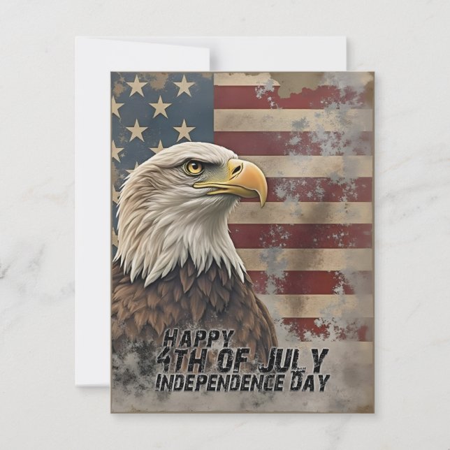 Águila majestuosa y bandera - Espíritu de libertad (Anverso)