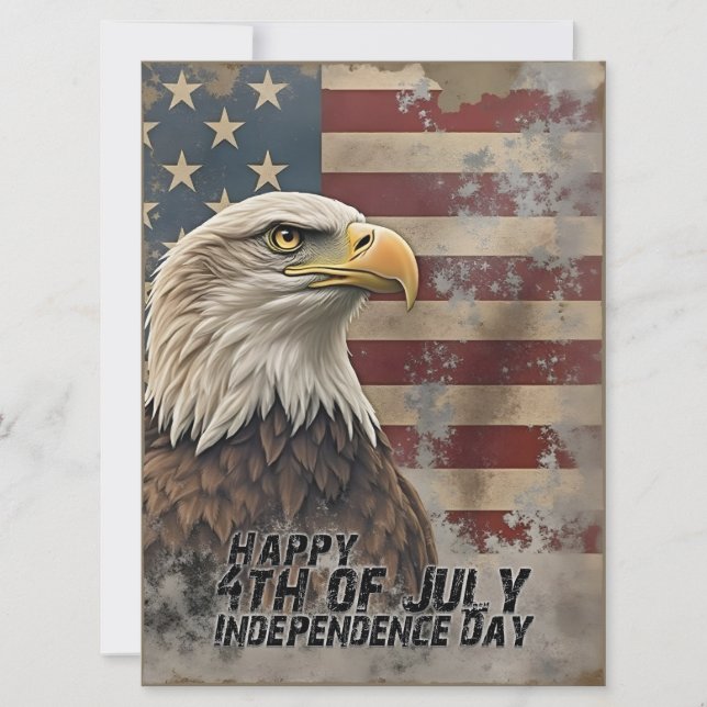 Águila majestuosa y bandera - Espíritu de libertad (Anverso)