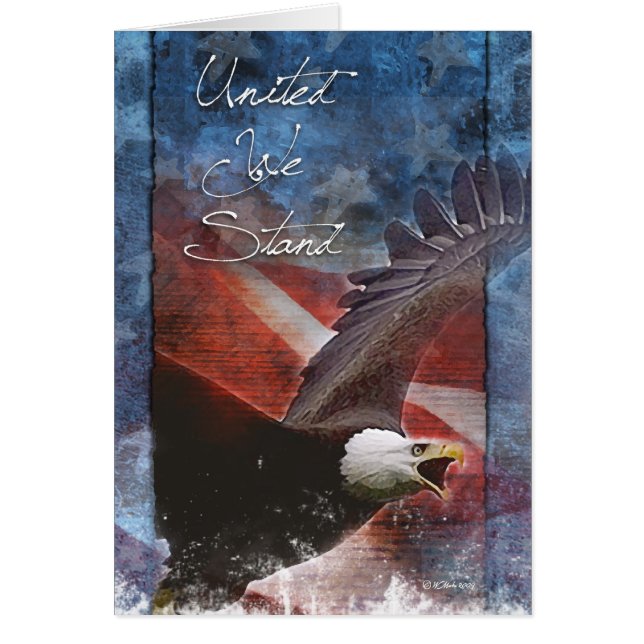 Águila Patriótica en vuelo (Frente)