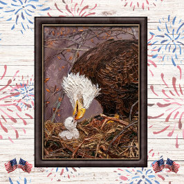 Águila Patriótica Suave y Arte de Aguilucho