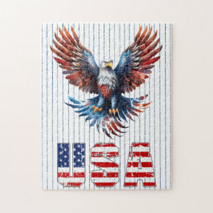 Águila Patriótica y el rompecabezas de los Estados