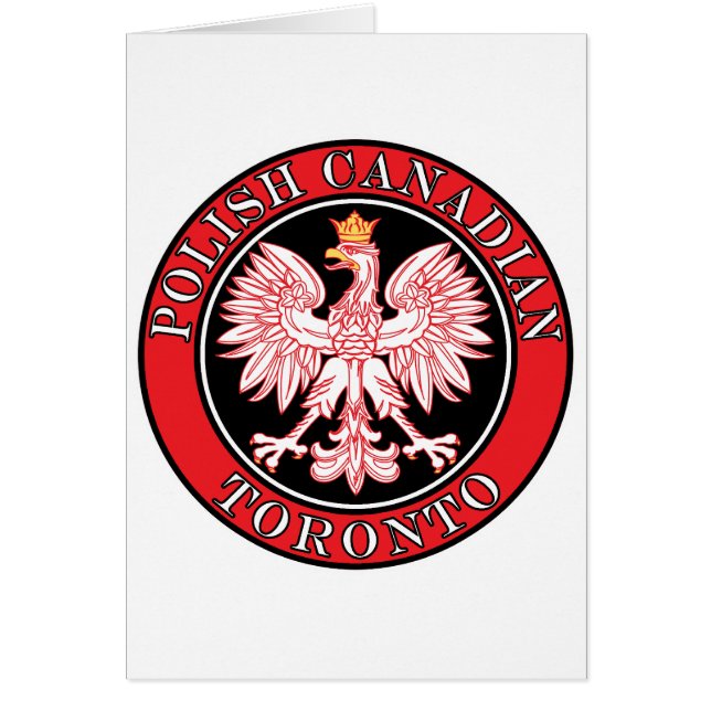 Águila polaca canadiense de Toronto (Frente)