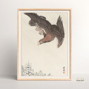 Águila Shoson Ohara en arte de aves japonesas por 