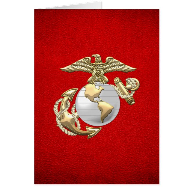 Águila USMC, Globe & Anchor (EGA) [3D] (Frente)