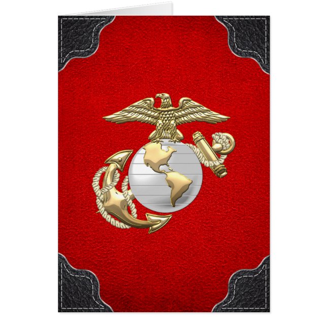 Águila USMC, Globe & Anchor (EGA) [3D] (Frente)