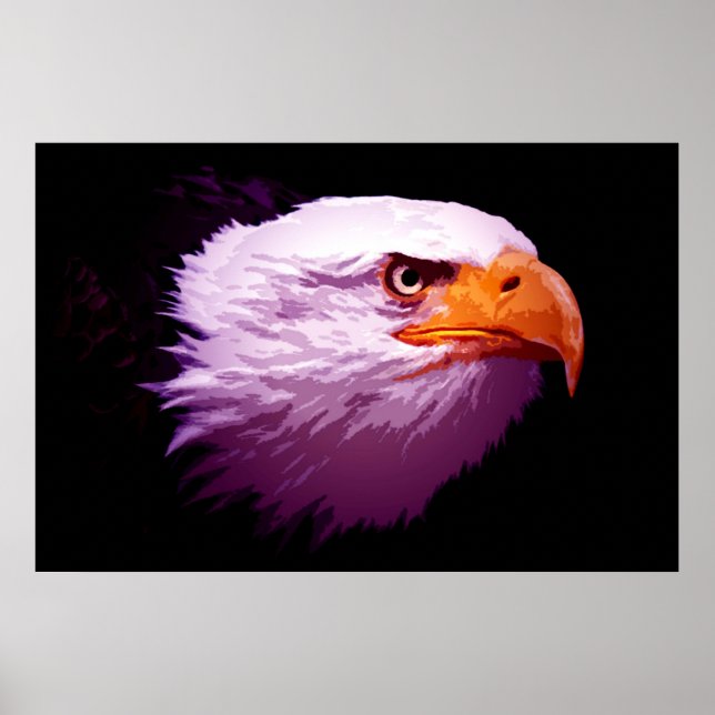 Águilas de arte pop - Impresiones de Posters de ág (Frente)