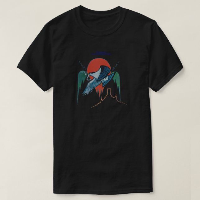 Águilas En La Frontera Clásica Camiseta (Diseño del anverso)
