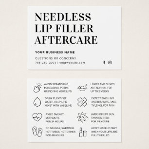 Agujas simples Limpas Filler Esteticista Aftercare