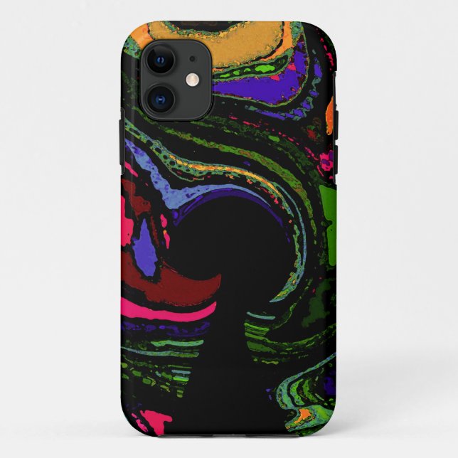 Agujero clave psicodélico - Funda para iPhone5/5s/ (Reverso)