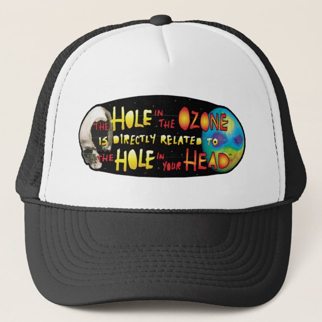 Agujero de YWNMWR en el Ozone=Hole en su gorra (Anverso)