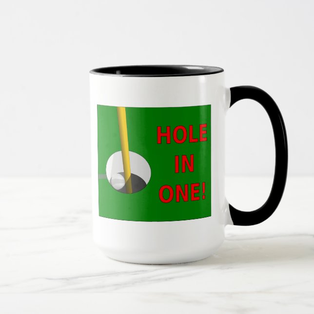Agujero del golf en una taza (Derecha)