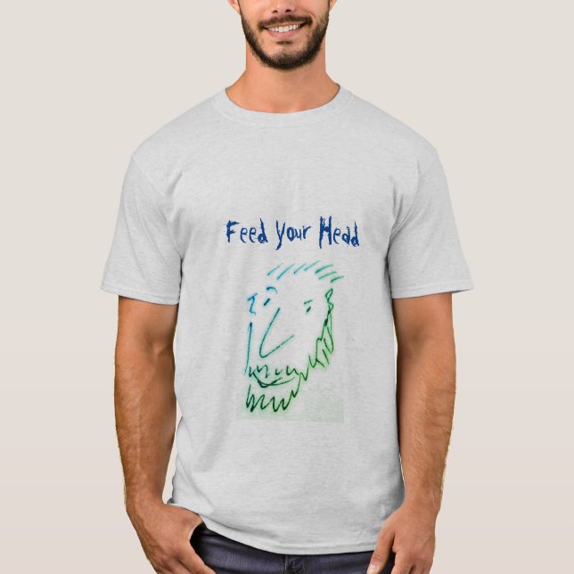 Agujero En La Cabeza Camiseta Mediana De Los Hombr (Anverso)