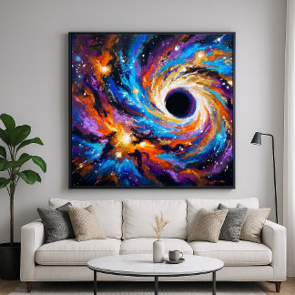 Agujero Negro Hipnotizante - Arte Cósmico Abstract
