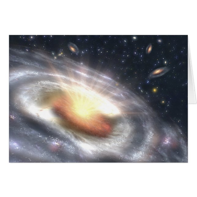 Agujero negro quasar de la NASA (Anverso (Horizontal))