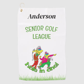 Agujero Superior En Una Toalla De Golf