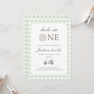 Agujero verde sabio en una invitación de cumpleaño