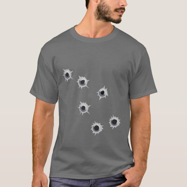 Agujeros de bala en la camisa Trompe - l ' traje (Anverso)