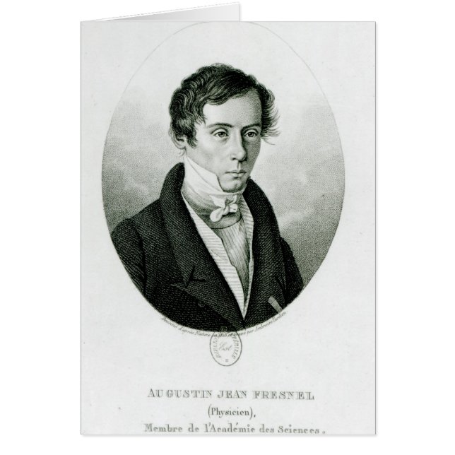 Agustín Jean Fresnel 1825 (Frente)