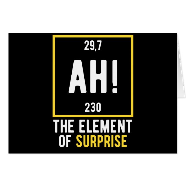 Ah el elemento de la sorpresa (Anverso (Horizontal))