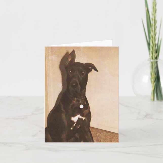 AH tarjetas del perro Notecards o de felicitación (Anverso)